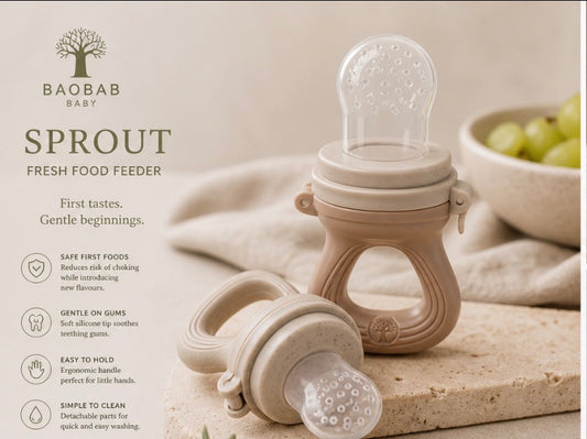 Baobab Sprout - Baby Led Weaner Fresh Food Feeder 2pc