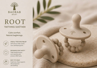 Baobab Root - Teething Soother/ Pacifier 3pc